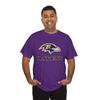Baltimore Ravens Tee Shirt Football Fan Favorite Purple Black White Perfect Gift