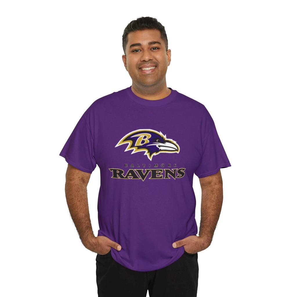 Baltimore Ravens Tee Shirt Football Fan Favorite Purple Black White Perfect Gift