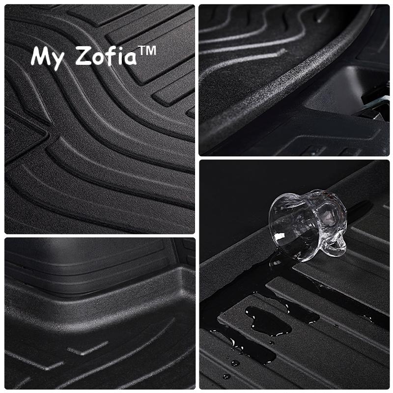 Car rear trunk mat For Leapmotor T03 2024 2025 Car TPE Styling Cargo Mat Boot Liner Anti-slip Carpet Protector Accessories