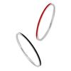 YIZIZAI Echter 925er Sterlingsilber Einfacher Dünner Emaille Roter Schwarzer Fingerringe Für Frauen Hochzeits Schmuck Geschenke