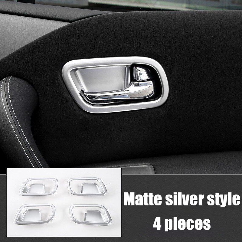 For Nissan Patrol Armada Y62 2017- Interior Handle Decorative Cover of Car Door ABS Modified Car Interior Decoration Parts