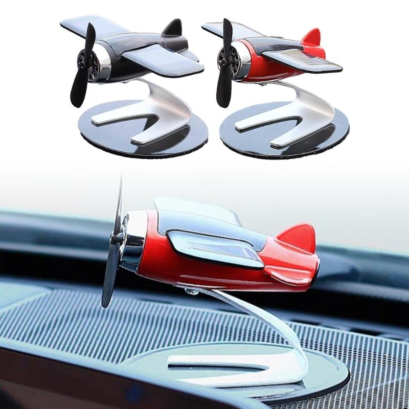 Solar Plane Aromatherapys Diffuser Car Accessory Ornament Perfumes Air Freshers for Refreshing Atmosphere Relaxing Drive