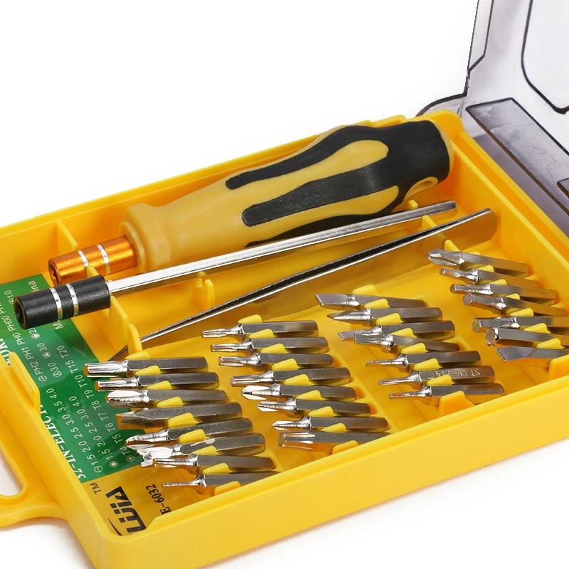 Screwdriver Set 32 In 1 Magnetic Screw Head Bits With Long Pole Torx Phillips Repair Tool Set For Mobile Phone Digital