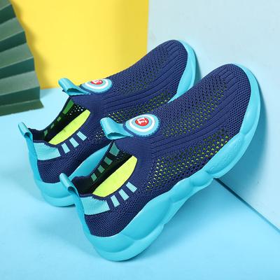 2025 Summer New Hollow One-pedal Men's Soft Breathable Casual Shoes Medium and Large Children's Lightweight Fashion Sports Shoes