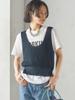 SHIPS for Women Knit Paper Polyester Sleeveless One Size 2-Way Pullover, 316610256, Navy,