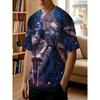 2026 New Printed T-shirts, Men's Destiny Series Altria Theme Printed T-shirts, Anime Edge Casual Short Sleeves, Daily Wear and Peripheral Products