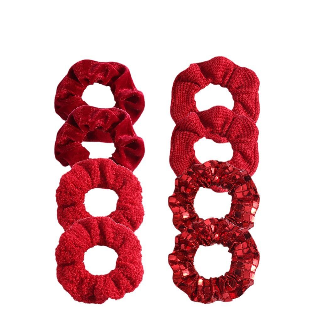 New Velvet Hair Tie Christmas Women's Scrunchie Korean Versatile Scrunchie Hair Rope Hair Accessory