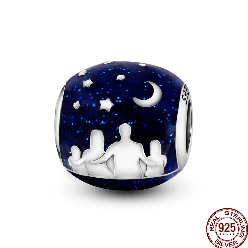 Copper Love Blessing Diamond Love Family Friendship Love Charm Beads Suitable For Pan Original Bracelet Diy