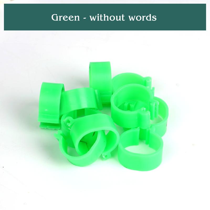 16MM 20MM Chicken Foot Ring Snap-Fit No Numbers 20/50 Pcs Identity Recognition Farm Animals Poultry Duck Goose Breeding Tools