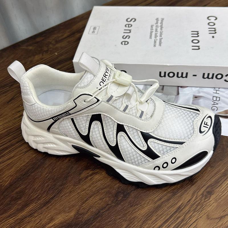 Leather platform German training shoes women's 2025 new popular shoes women's shoes sports shoes women's summer thin breathable mesh