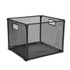 Mesh Metal Office Filing Crate Detachable Document Tray Portable File Holder Organizer  Home