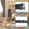 Bunk Bed Ladder Cover Ladder Guard Pad Step Covers With Safety Buckles Prevent Kids From Climbing Ladders Foldable Plate For