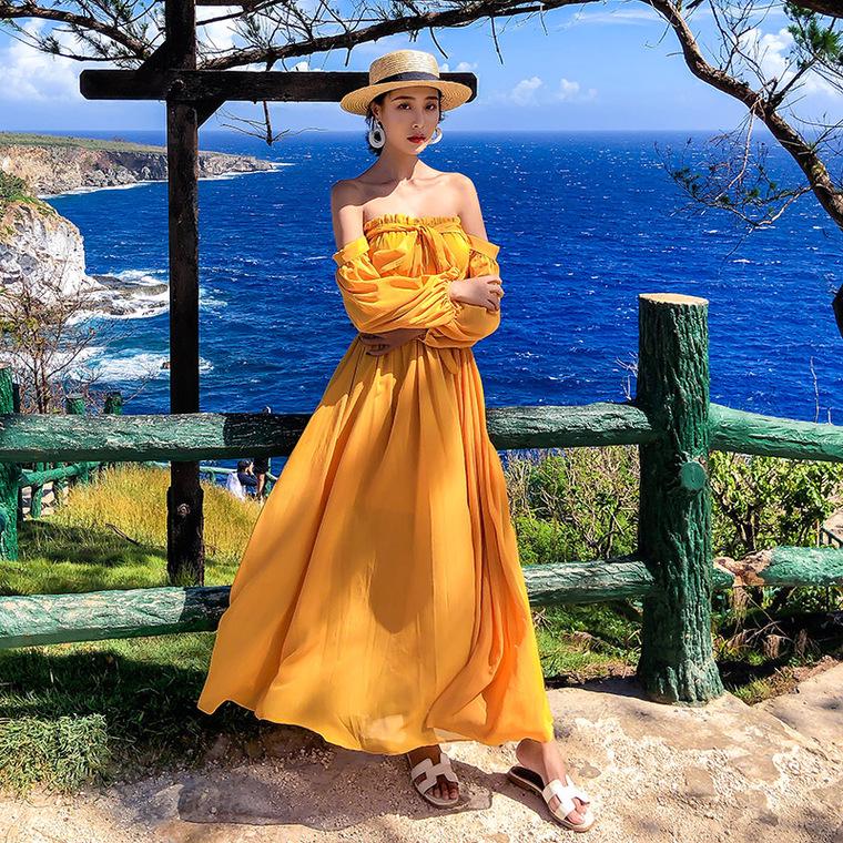 long sleeve sequin formal dress Elegant Champagne Sequin Evening Gown with Flowing Cape Sleeves