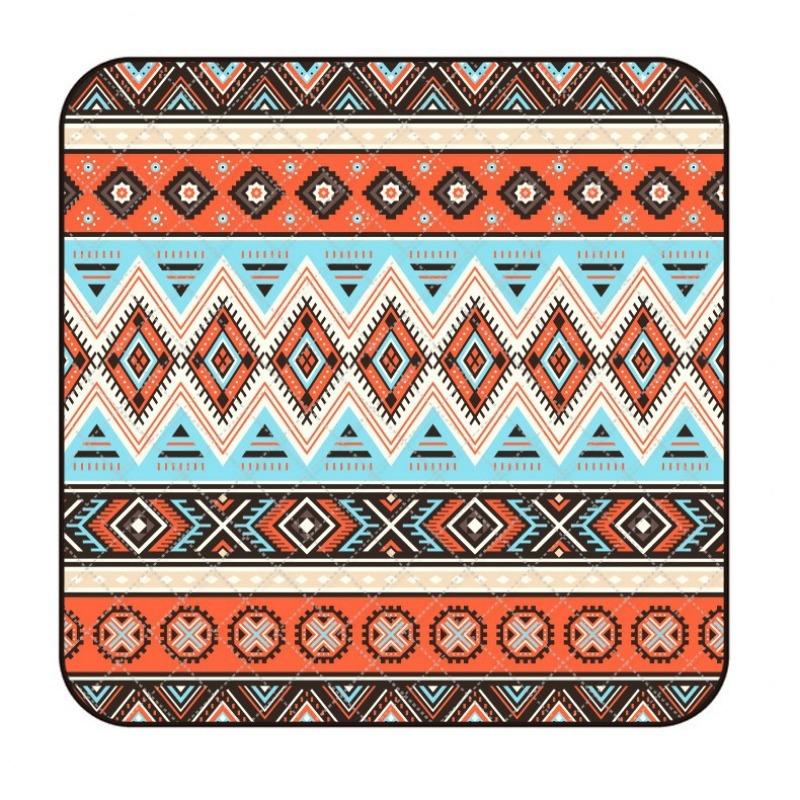 Outdoor Camping Ground Mat Picnic Mat Retro Beach Mat Waterproof Thickened White Picnic Cloth Machine Wash Moisture-proof Pad