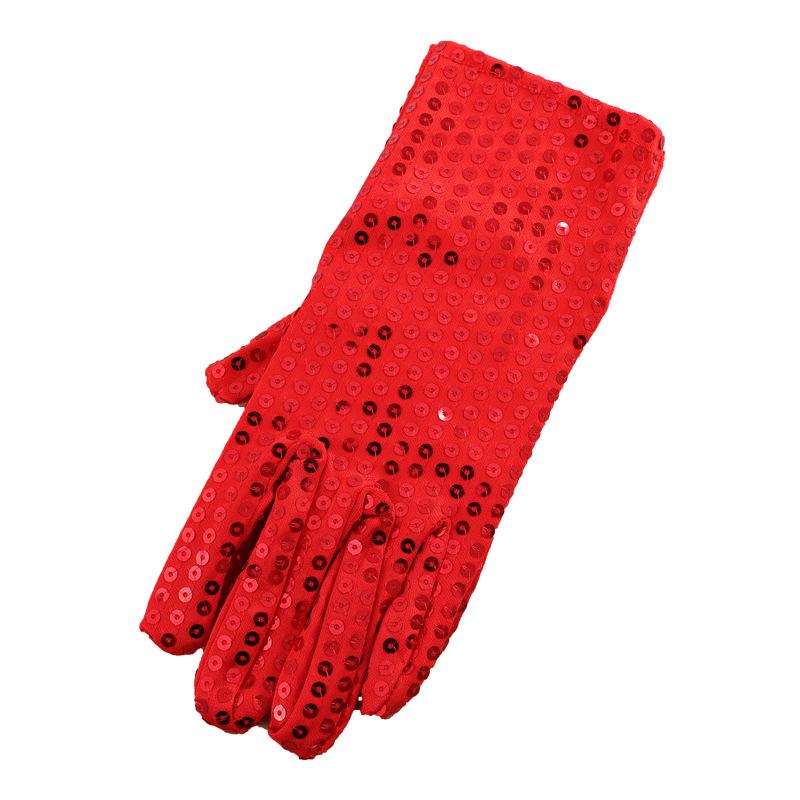 Glitter Sequin Performance Gloves for Men and Women - Adult Dance Stage Gloves