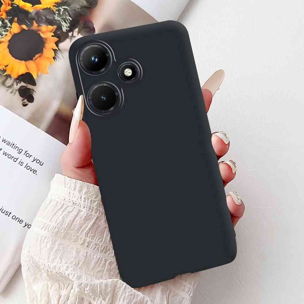 

For Infinix Hot 30i 6.56 Case Tiger Luxury Flower Butterfly Silicone Soft Black Cover For Infinix Hot30i 30I X669C Phone Cases Infinix Hot 30i