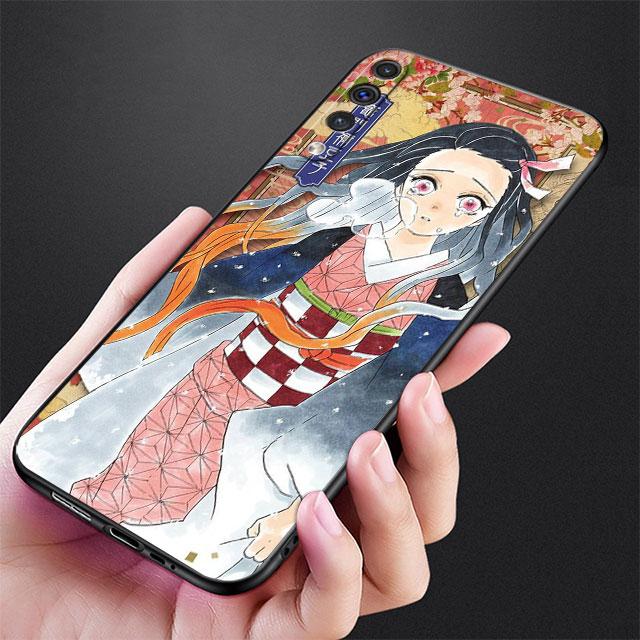 Case For Samsung Galaxy Note 20 Ultra 10 Plus 9 8 A50 A10 A40 A70 A20e M13 M52 M31 A52 A51 A13 Phone Cover Demon Slayer Art Capa