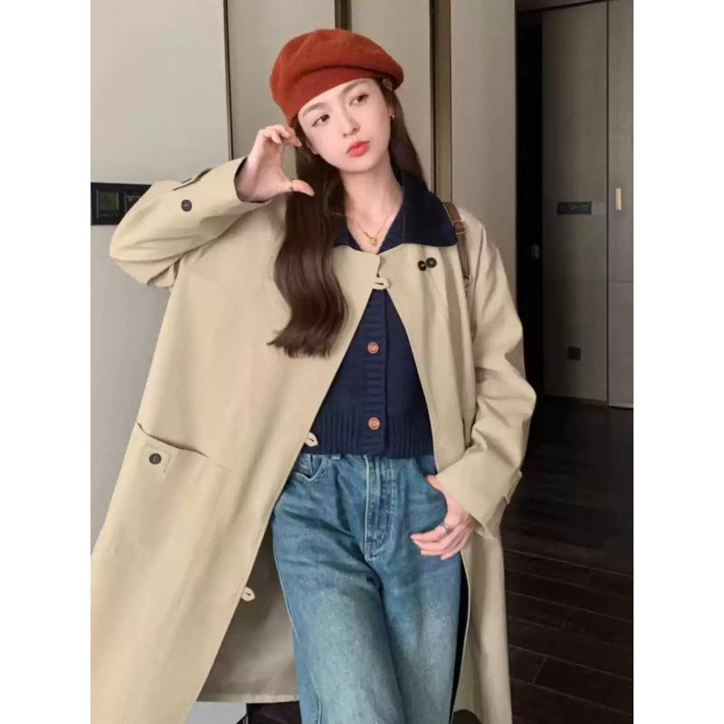 Commuter Daily New Autumn Versatile Women's Long Trench Coat
