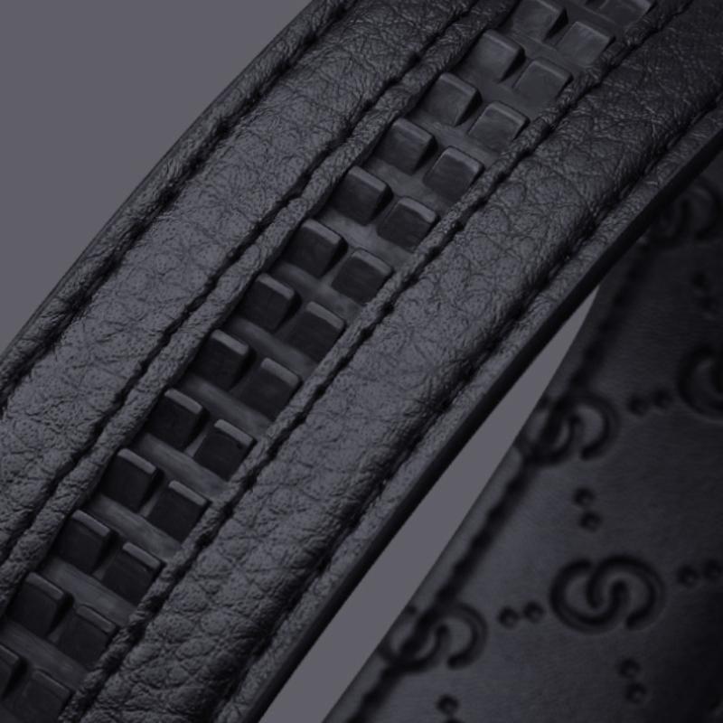 Mote Forretnings Herrebelte Ekte Luksusmerke Metallspenne Belte Høykvalitets PU-lær Mykt Belte Med Cargobukser Jeans