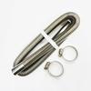 120cm Riscaldatore Parcheggio Diesel Aria Condizionata Auto Tubo di Scarico Acciaio Inossidabile Tubo 24mm Marmitta Silenziatore con Clip per Webasto Eberspacher