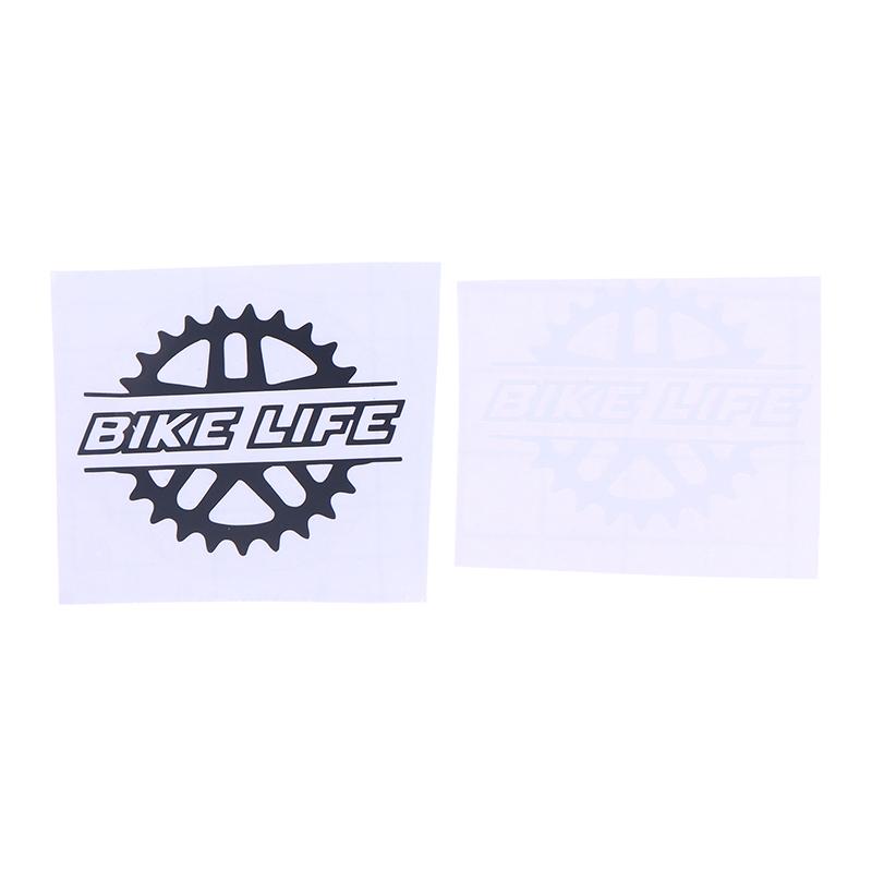1 ks Nálepky Bike Life Na Rám Kola Horní Trubka Dekorativní Vinylová Nálepka Na Helmu Pro Kolo Vodotěsné Motocyklové Příslušenství
