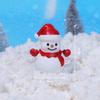Christmas Snow Scene Christmas Snowman Cute Resin Handicraft Home Decoration Small Ornament