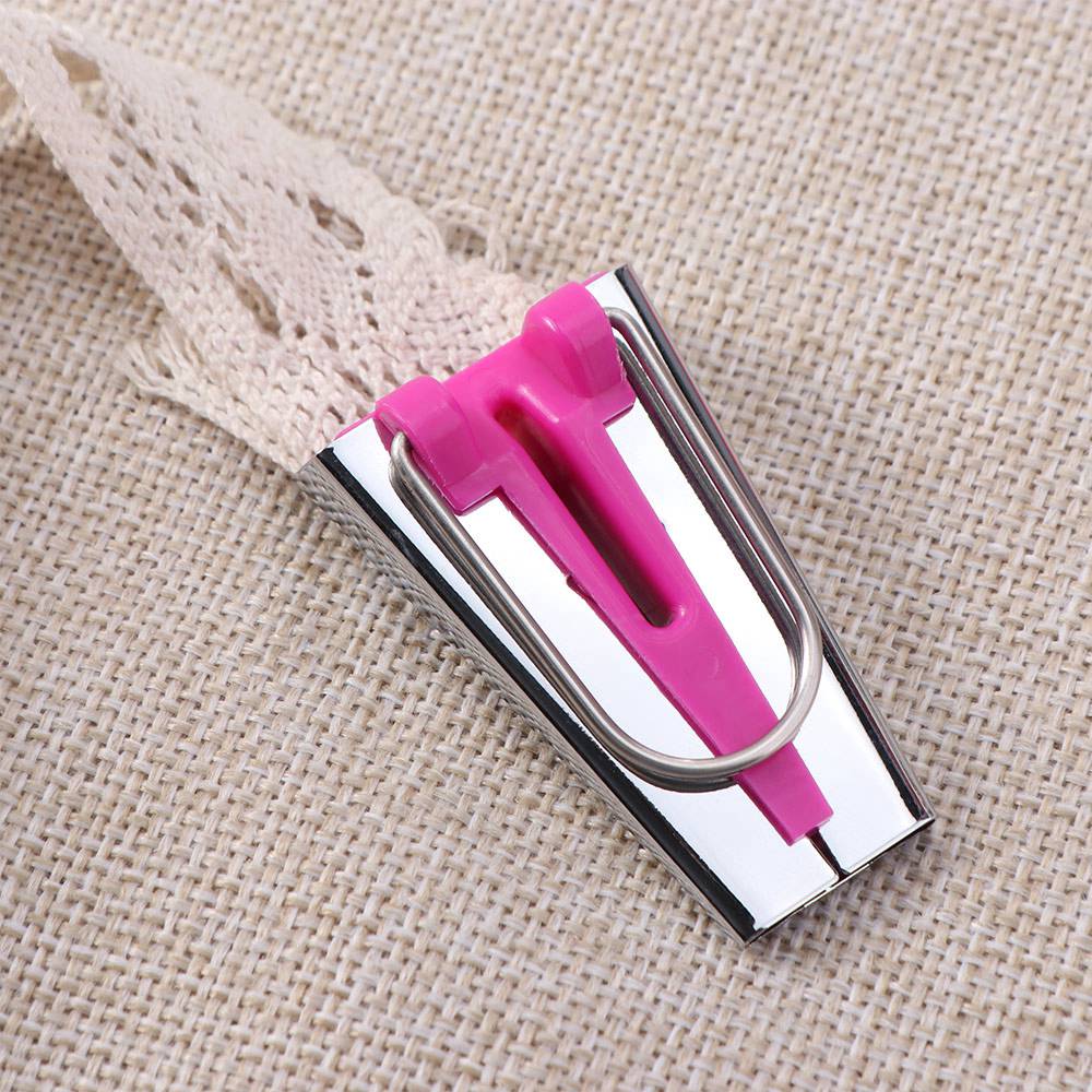 3/4/5/6/7Pcs 7 Sizes Bias Tape Maker Set Non-Slip Versatile Size Range Bias Binding Tape Making Tool with Edge Binding Roller