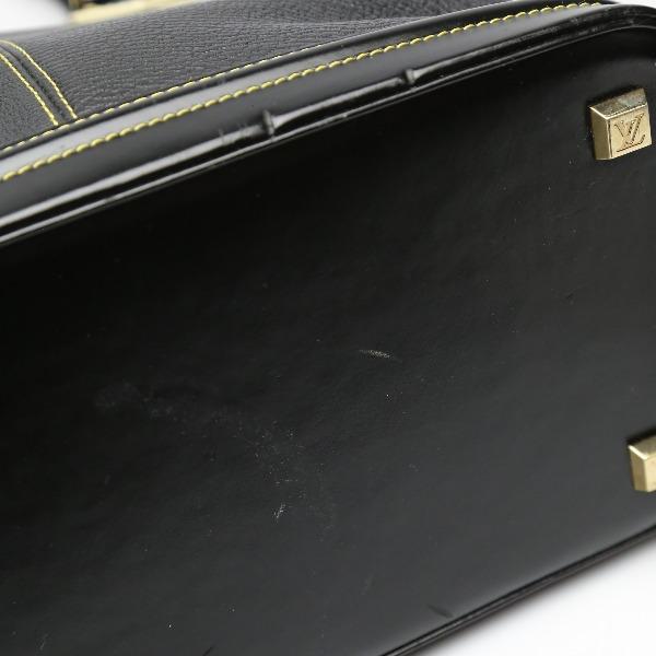 LOUIS VUITTON Suhari Lockit PM Handbag Goat leather Noir unisex M91888 Used