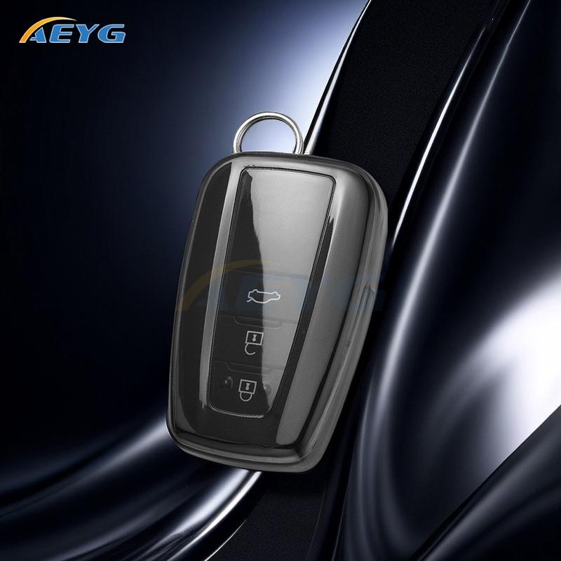 Tpu Car Remote Key Cover Case Shell Fob For Toyota Prius Camry Corolla Chr C-Hr Rav4 Land Cruiser Prado Holder Fob Accessories