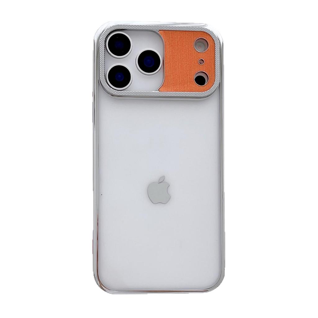 High-Transparency Electroplated Glitter Protective Case for Apple 17 Promax - Drop-Proof and Stylish