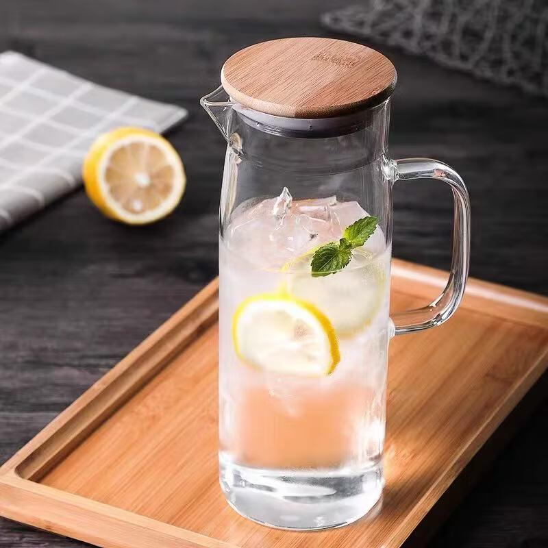 Heat-Resistant Glass Cold Water Pitcher Set