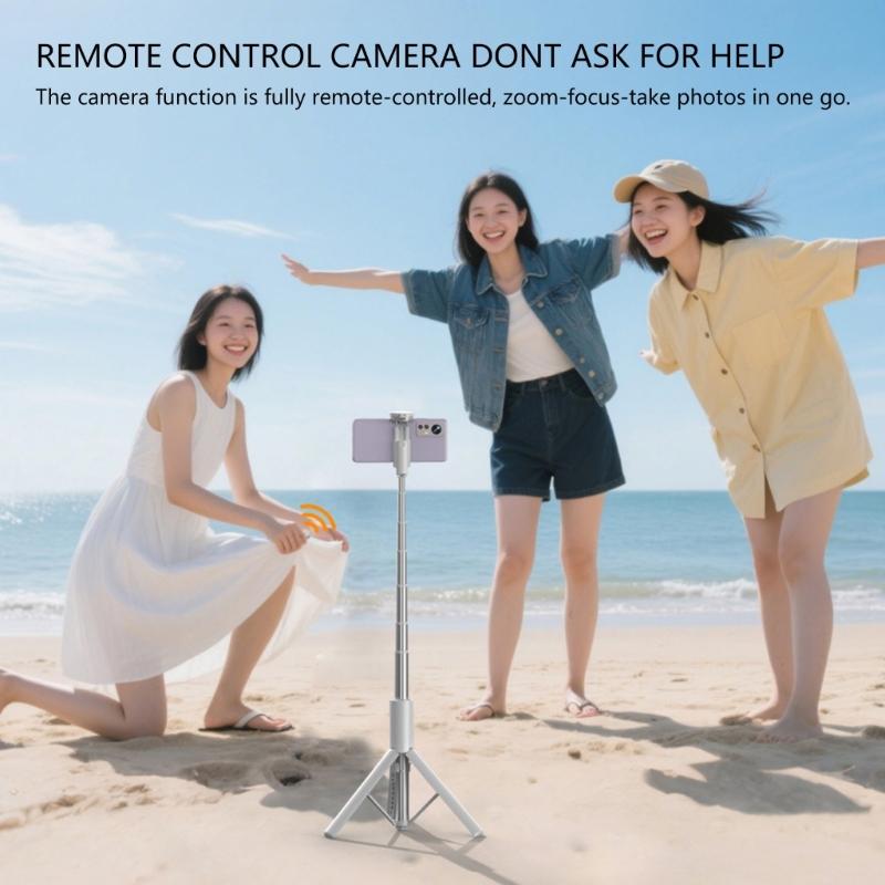 Wireless Smartphone Camera Controller With Zoom Adjustment Lightweight Plastic Design For Selfies Video Recording