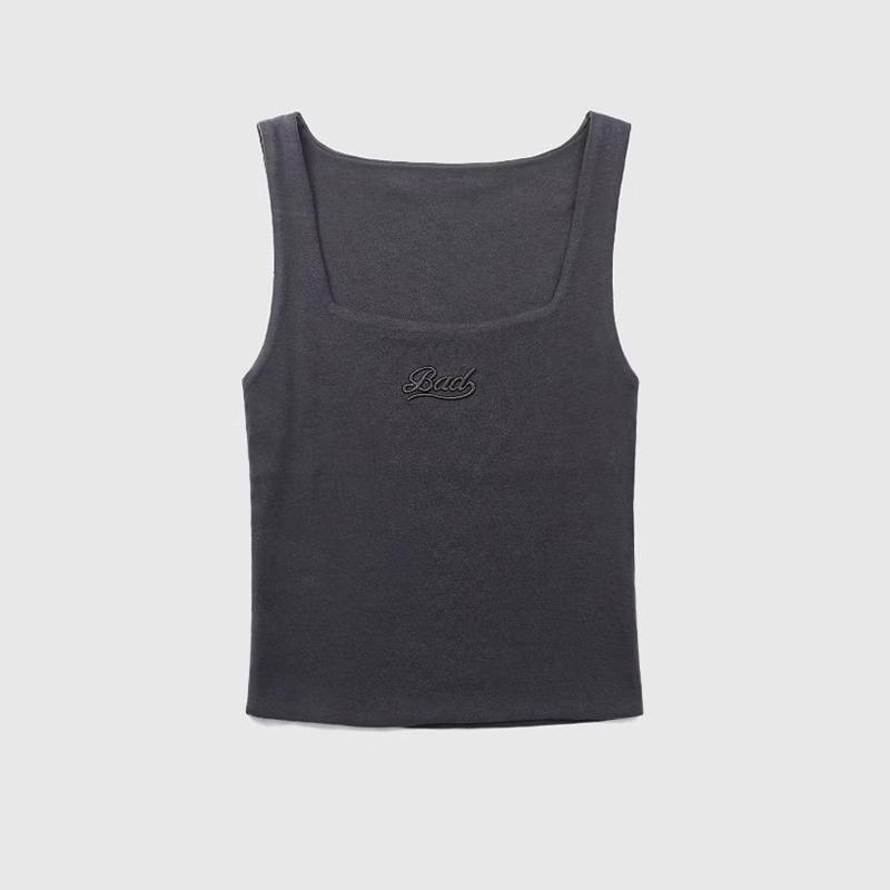 Korean Badblood BCAC Series American Spicy Girl Tank Top - Sexy Pure Color Slim Fit Camisole Small