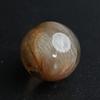 Eigado Gold Rutilated Quartz Gold Needle Good Work Power Amulet Sphere, 30mm, 38g, Quartz, Fortune, Luck, Stone,