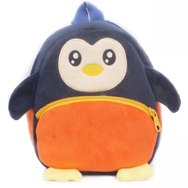 Adorable 3d Cartoon Animal Backpack For Toddlers With Soft Plush Material
