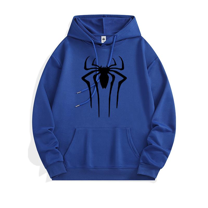 Men Women Spring Autumn Sweatshirt Spider Print Hoodie Casual Sportwear Outdoor Harajuku Pullover