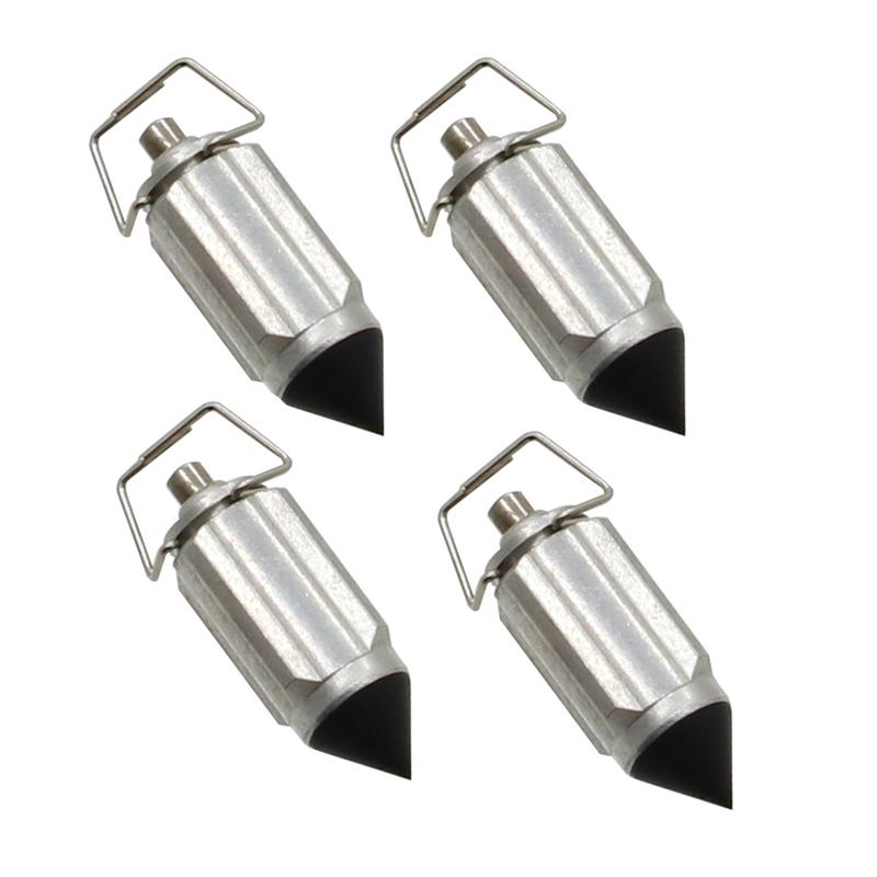 4PC Carburetor Float Oil Needle Valve For Honda Kawasaki Suzuki Yamaha Keihin EXC SX TE F 250 300 400 450 530 GPZ1100 ZR-7S