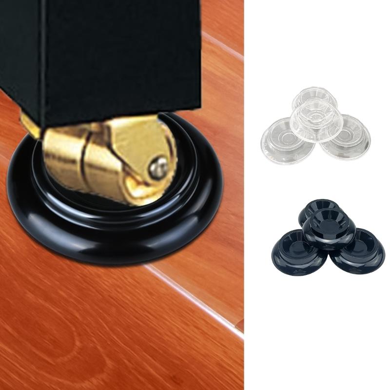 4Pcs Upright Piano Caster Cup Piano Leg Floor Protectors Nonslip Anti-Noise Piano Foot Pads Round Load Bearing Pad