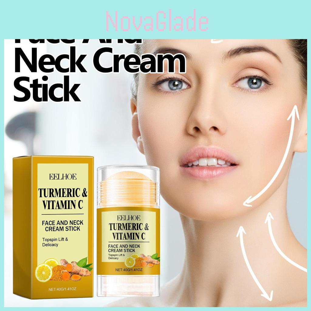 Eelhoe Turmeric Facial And Neck Cream Stick For Firming Hydration And Wrinkle Reduction