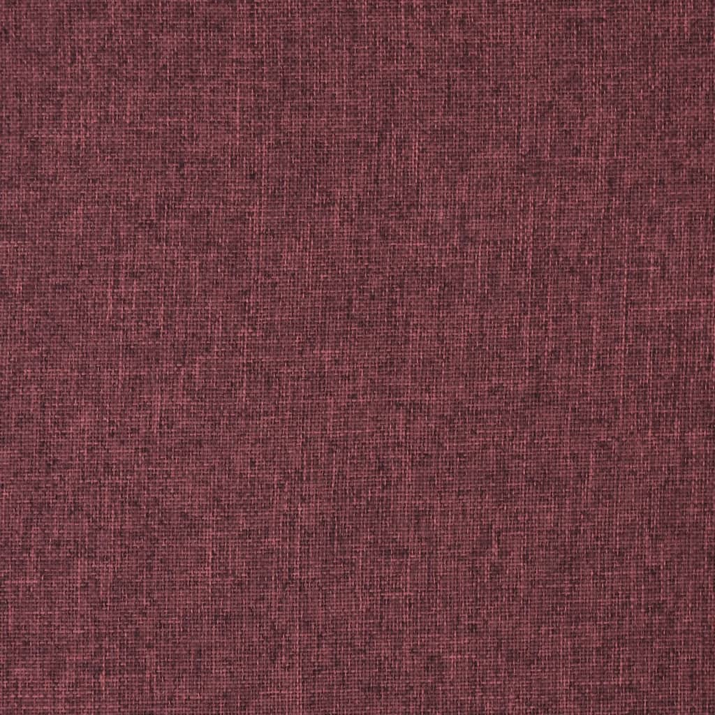 Floor Chair Foldable Burgundy Fabric