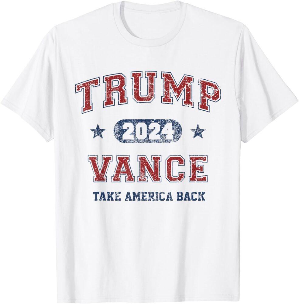 Trump Vance 2024 Take America Back USA Vintage Team T-Shirt Unisex T-Shirt S