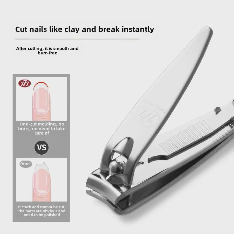 

Южная Корея 777 Серебряные кусачки для ногтей с пилочкой, маленький размер (ПН-602)