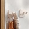 Adhesive Wall Hooks Organization and Storage Bathroom Organizer Hook Crochet Mural Keys Holder Home and Decoration Kitchen Items