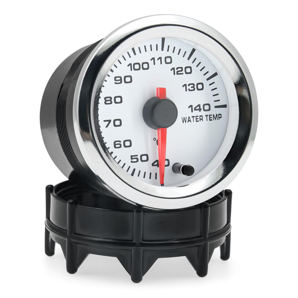 40-140 Celsius Temp Meter 52mm Car Racing Modification Digital Water Temperature Gauge 7 Color Backlight with Sensor