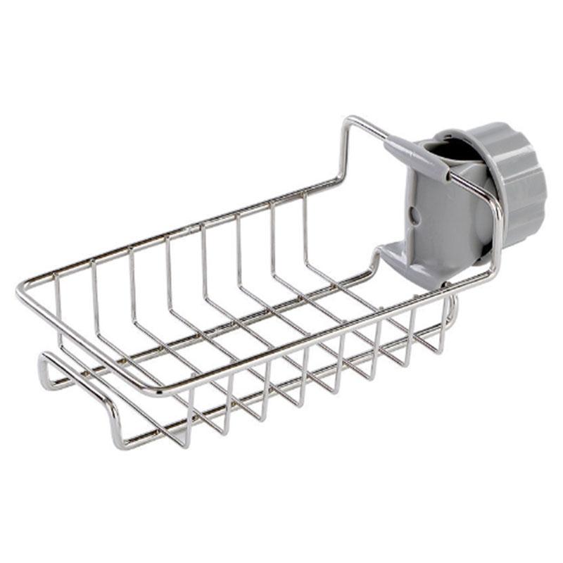 

Ванная Кухня Раковина из нержавеющей стали Хранение губки Держатель крана Сушилка для мыла Полка для полотенец Органайзер Аксессуары 1-tier