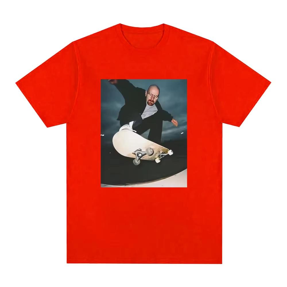 

25 Y2k Во все тяжкие Хайзенберг Футболки Мужская Уолтер Уайт 90-е Скейт Футболка Мужская Женская Графический принт Футболка Повседневная Футболка Топы 4XL