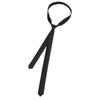 Black Lazy Zipper Tie Men's Business Dress Work Professional Tie Team Performance Studio Shirt Accessories
