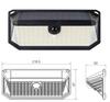 Solar Wall Lamp Outdoor Garden Light IP65 Waterproof 3 Modes PIR Motion Sensor Wall Lamp 416 LED Light Fence Lamp