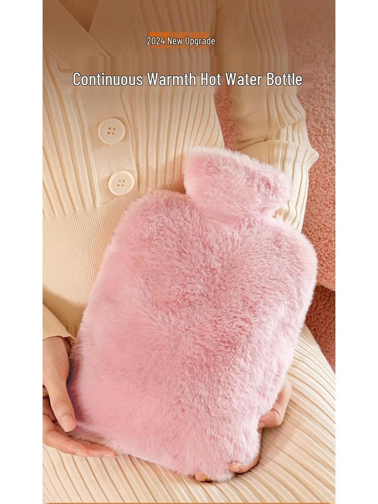 Plüsch-Wärmflasche - Handwärmer & Bauchkompresse, Verdickt und explosionsgeschützt