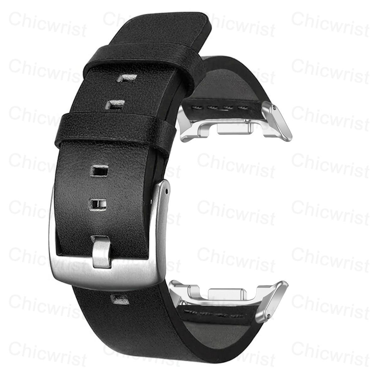 

Leather Strap for Samsung Galaxy Watch 8 40mm 44mm/ 8 Classic / Ultra 2 Bracelet Belt No Gap QuickFit Watchband Wristband Straps Watch Ultra 47mm